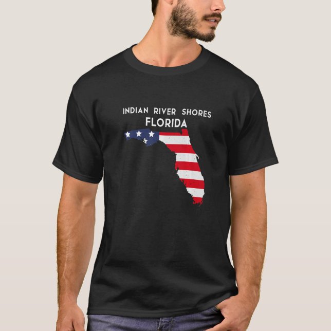 T-shirt Indian River Shores Florida États-Unis d'Amérique (Devant)