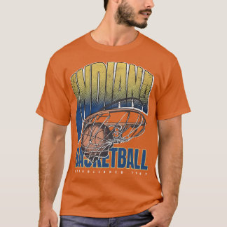 T-shirt Indiana Basketball Rétro Vintage 90s Fan Art 1