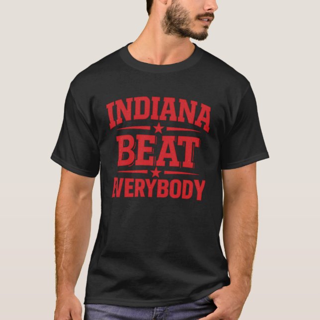T-shirt Indiana bat tout le monde  (Devant)