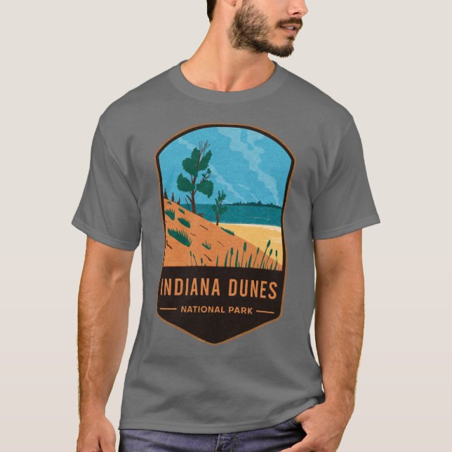 T-shirt Indiana Dunes National Park Oversized 1 (Devant)