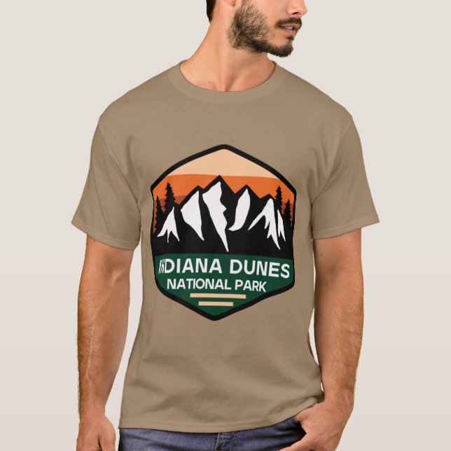 T-shirt Indiana dunes National Park Oversized 4 (Devant)