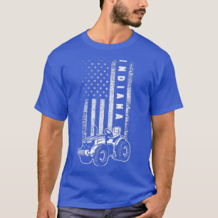 T-shirt Indiana Farmer Pride Patriotic Indiana Farmer