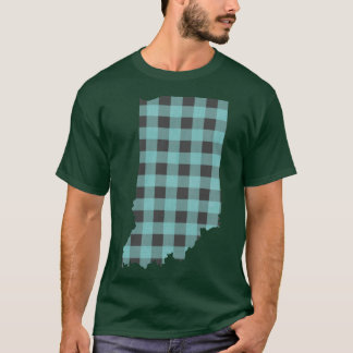 T-shirt Indiana Plaid in Mint