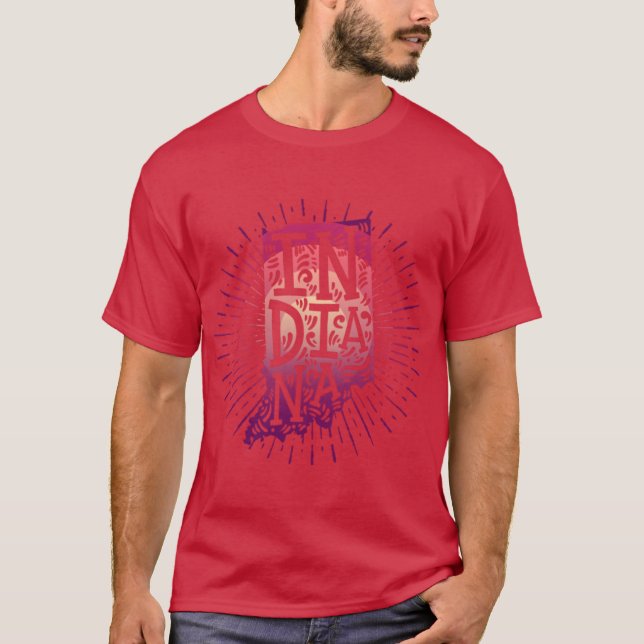 T-shirt Indiana State 1 (Devant)