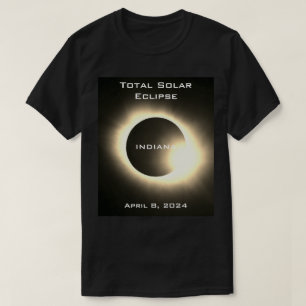 T-shirt INDIANA Total éclipse solaire 8 avril 2024