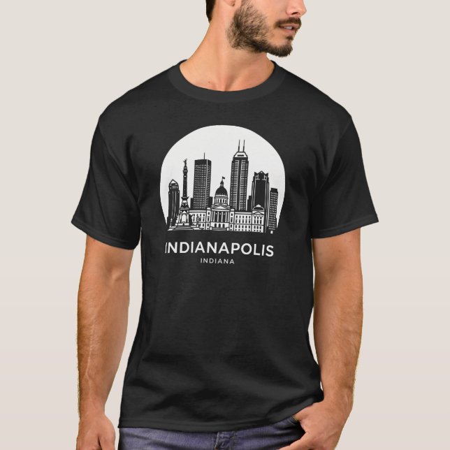 T-shirt Indianapolis City Indiana (Devant)