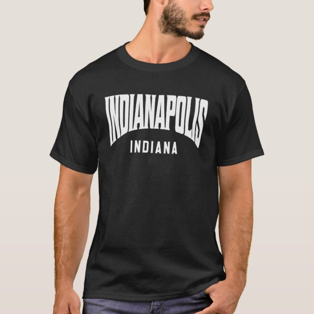 T-shirt Indianapolis Indiana (Devant)