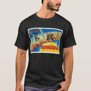 T-shirt Indianapolis Indiana DANS le souvenir de Vintage