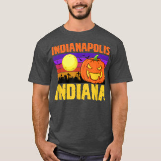 T-shirt Indianapolis Indiana Fête d'Halloween Joyeuse Soir