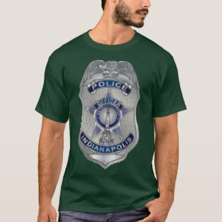 T-shirt Indianapolis Indiana Police Officer Badge Oversize