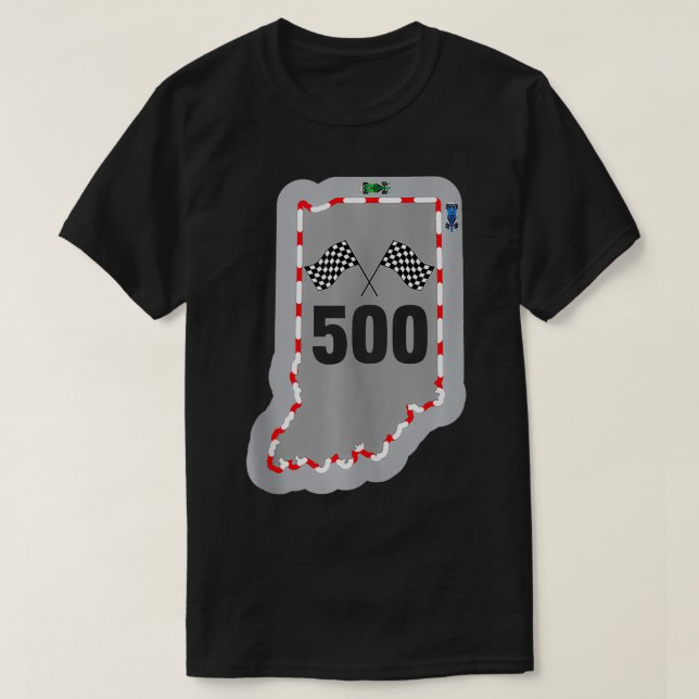 T-shirt Indianapolis Indiana State 500 Racing Gift Idea (Design devant)