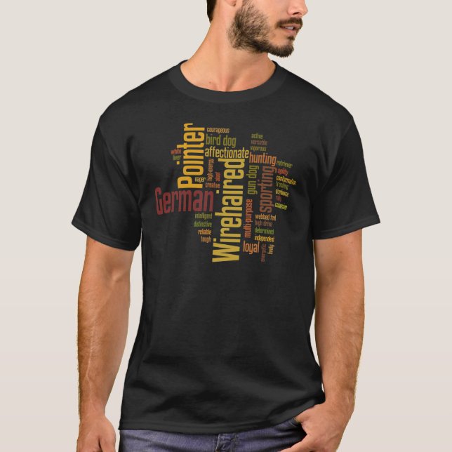 T-shirt Indicateur à poils durs allemand (Devant)