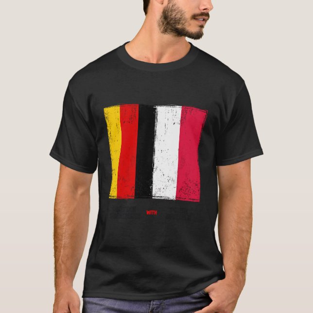 T-shirt Indicateur Allemand Idées Pour Enfants Allemagne P (Devant)