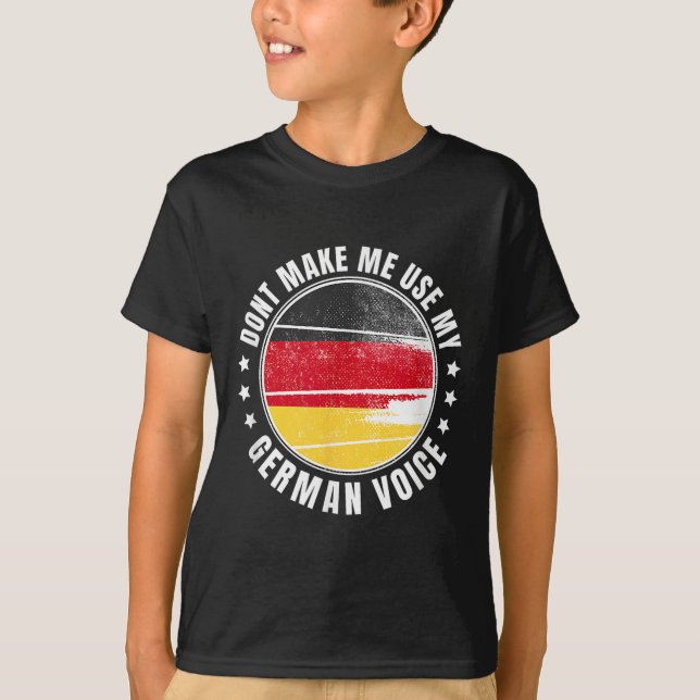 T-shirt Indicateur Allemand _ _ Ne Me Faites Pas Utiliser  (Devant)