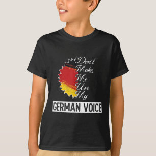 T-shirt Indicateur Allemand _ _ Ne Me Faites Pas Utiliser