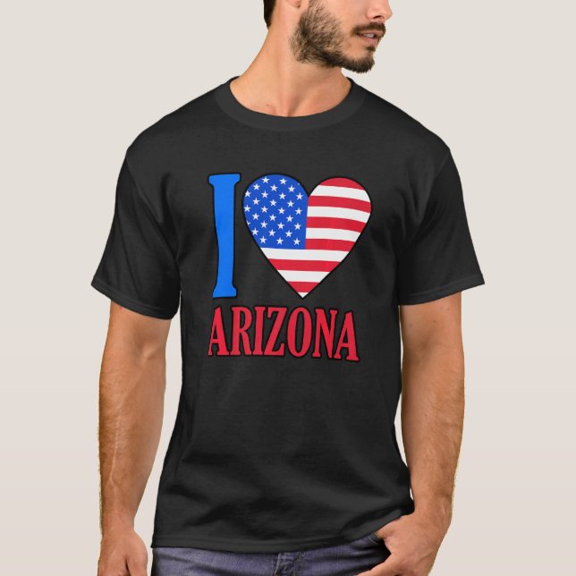 T-shirt Indicateur Arizona Usa (Devant)