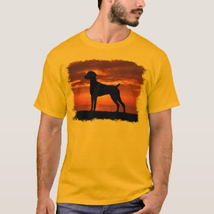 T-shirt Indicateur aux cheveux courts allemand