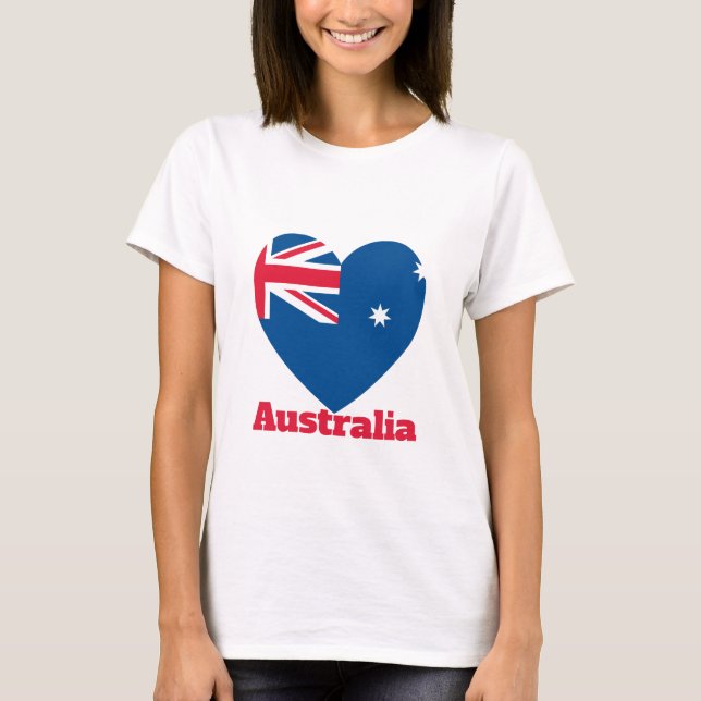 T-shirt Indicateur cardiaque Australie (Devant)
