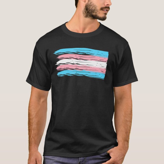 T-shirt Indicateur Csd De Priorité Transgenre (Devant)