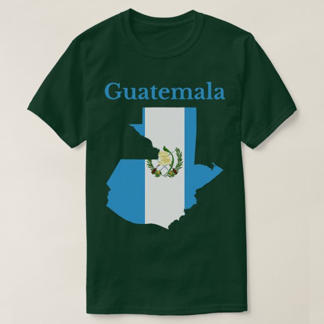 T-shirt Indicateur de carte Guatemala (Design devant)