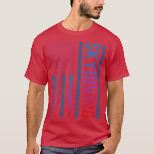 T-shirt Indicateur de dégradé Skydive Skydive Skydive