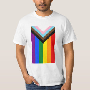 T-shirt Indicateur de fierté de progression LGBTQ+