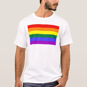 T-shirt Indicateur de la fierté arc-en-ciel