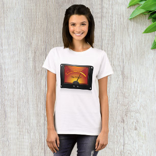 T-shirt Indicateur de niveau de sortie VU Meter Audio