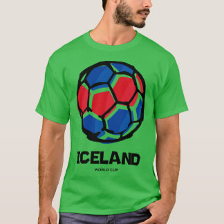 T-shirt Indicateur de pays Islande