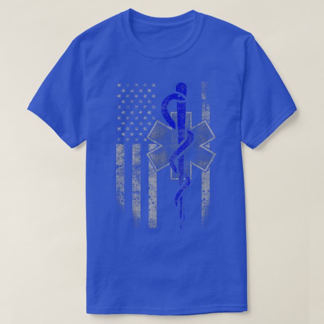 T-shirt Indicateur de premier répondeur EMT (Design devant)