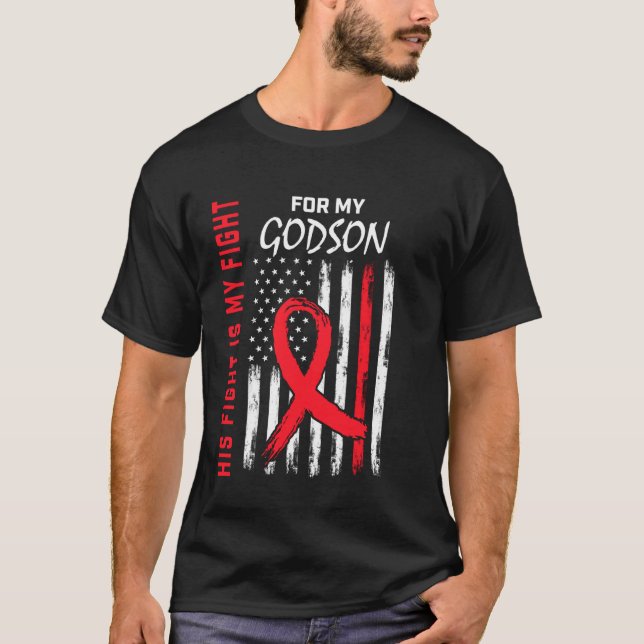 T-shirt Indicateur de sensibilisation aux maladies du coeu (Devant)
