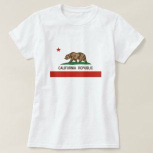T-shirt Indicateur d'État de la République de Californie