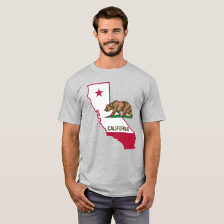 T-shirt Indicateur et drapeau de Californie