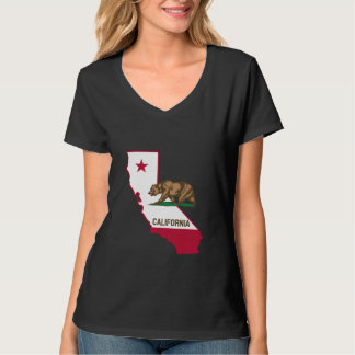 T-shirt Indicateur et drapeau de Californie