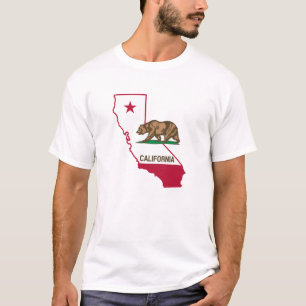 T-shirt Indicateur et drapeau de Californie
