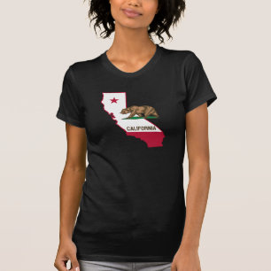 T-shirt Indicateur et drapeau de Californie