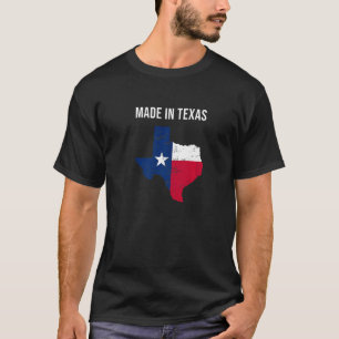 T-shirt Indicateur Fabriqué Au Texas State