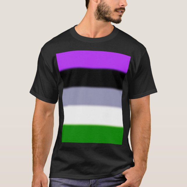 T-shirt Indicateur Falln Genderqueer Pride (Devant)