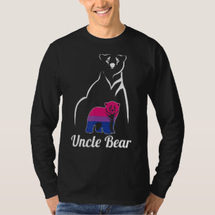 T-shirt Indicateur Lgbt Bisexual Uncle Bear Bi Pride