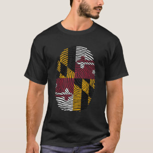 T-shirt Indicateur Maryland empreinte