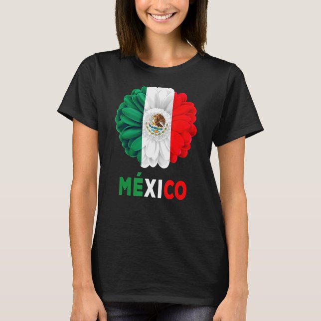 T-shirt Indicateur Mexicain Idée De Mexico Para Mujeres &  (Devant)