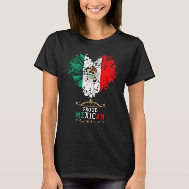 T-shirt Indicateur Mexicain Idée De Mexico Para Mujeres &  (Devant)