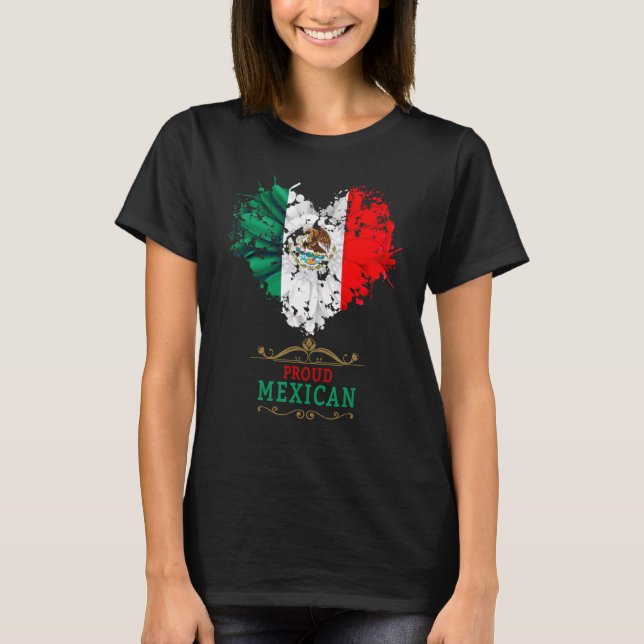 T-shirt Indicateur Mexicain Idée De Mexico Para Mujeres &  (Devant)