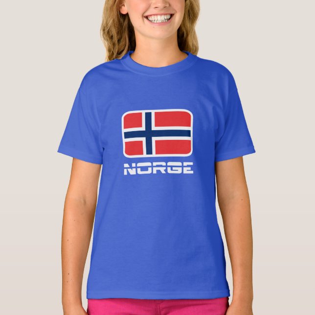 T-shirt Indicateur Norge (Devant)
