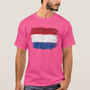 T-shirt Indicateur Pays-Bas vintage pour le néerlandais