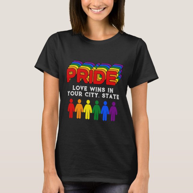 T-shirt Indicateur PRIDE (Devant)