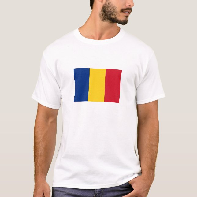 T-shirt Indicateur Roumanie (Devant)