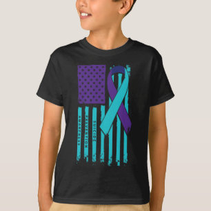 T-shirt Indicateur Sensibilisation au suicide au ruban San