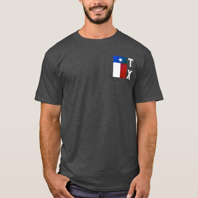 T-shirt Indicateur Texas (vertical) (Devant)