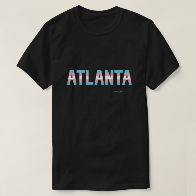 T-shirt Indicateur transgenre de la Fierté Atlanta (Design devant)